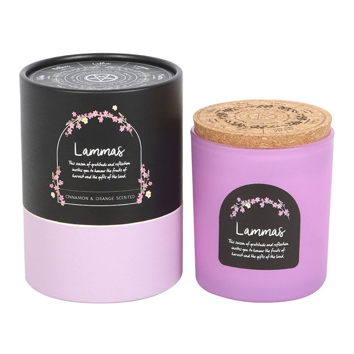 Lammas Cinnamon and Orange Wheel of the Year Candle